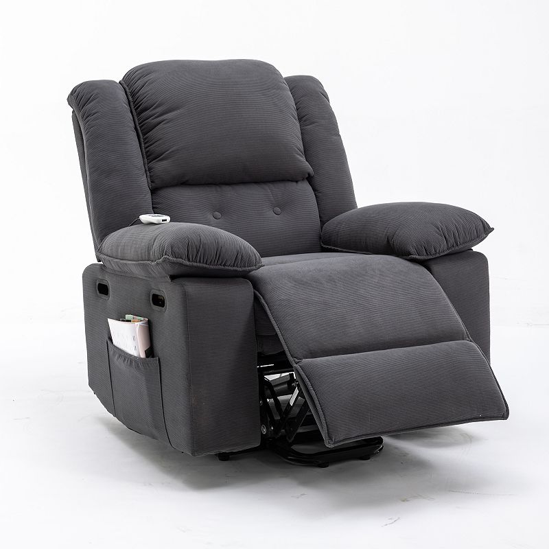 Merax Massage Recliner，Power Lift Chair for Elderly with Adjustable Massage and Heating Function