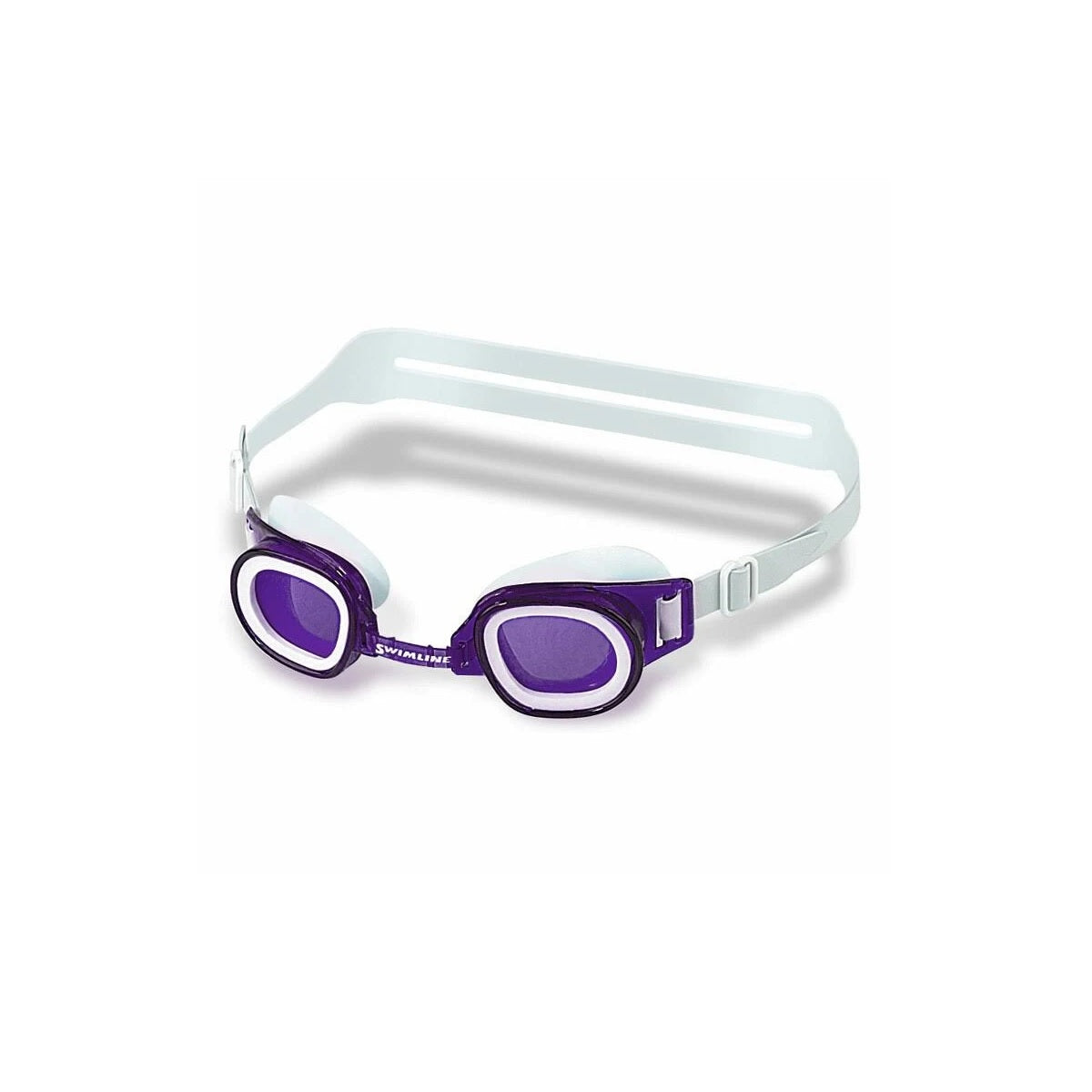 6.25" Purple St. Lucia Recreational Swimming Pool Goggles