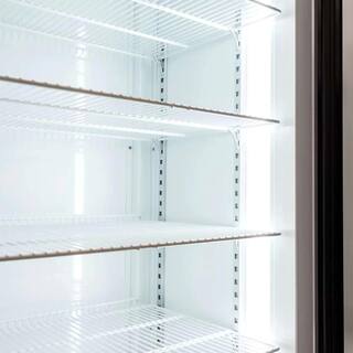 Cooler Depot 15.5 cu. ft. Commercial Merchandise Upright One Glass Door Refrigerator Beverage Cooler in White dxxlgs430