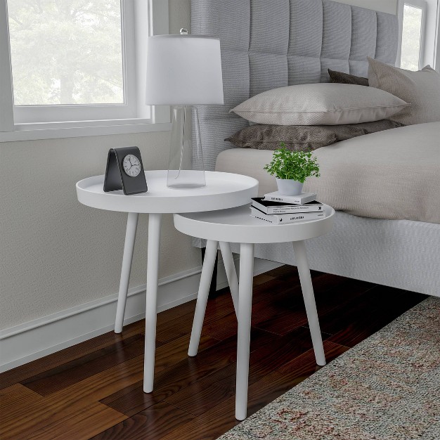 Nesting End Tables With Tray Top Lavish Home