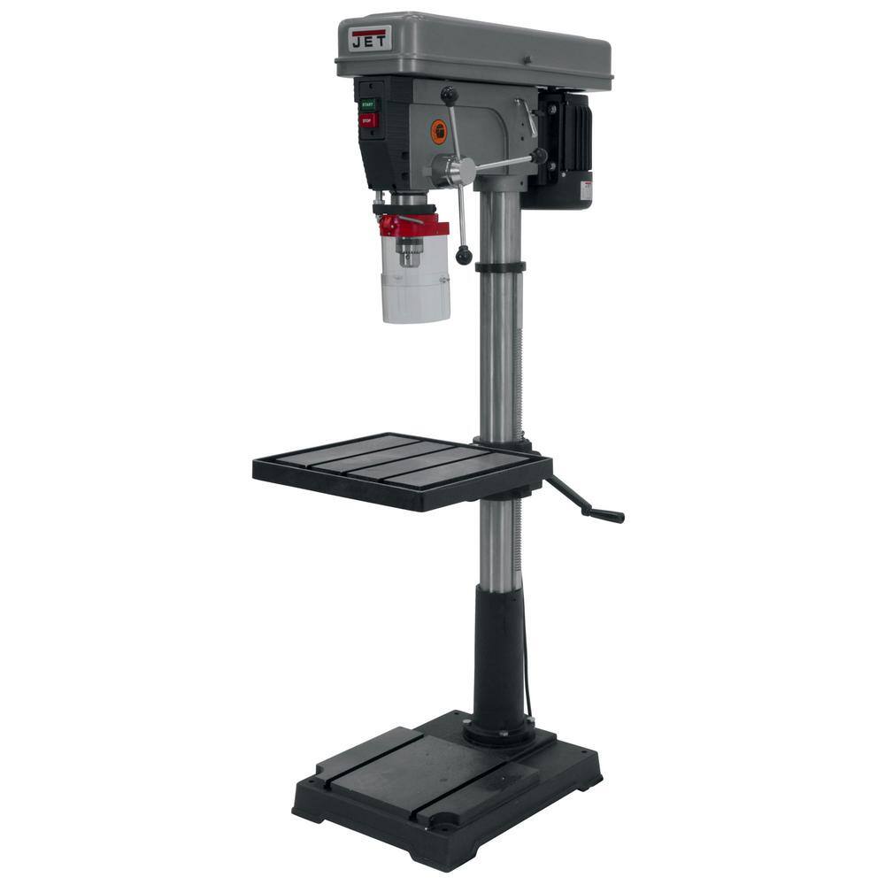 Jet 1 HP 20 in. Floor Standing Drill Press 12-Speed 115-Volt J-2550 354402