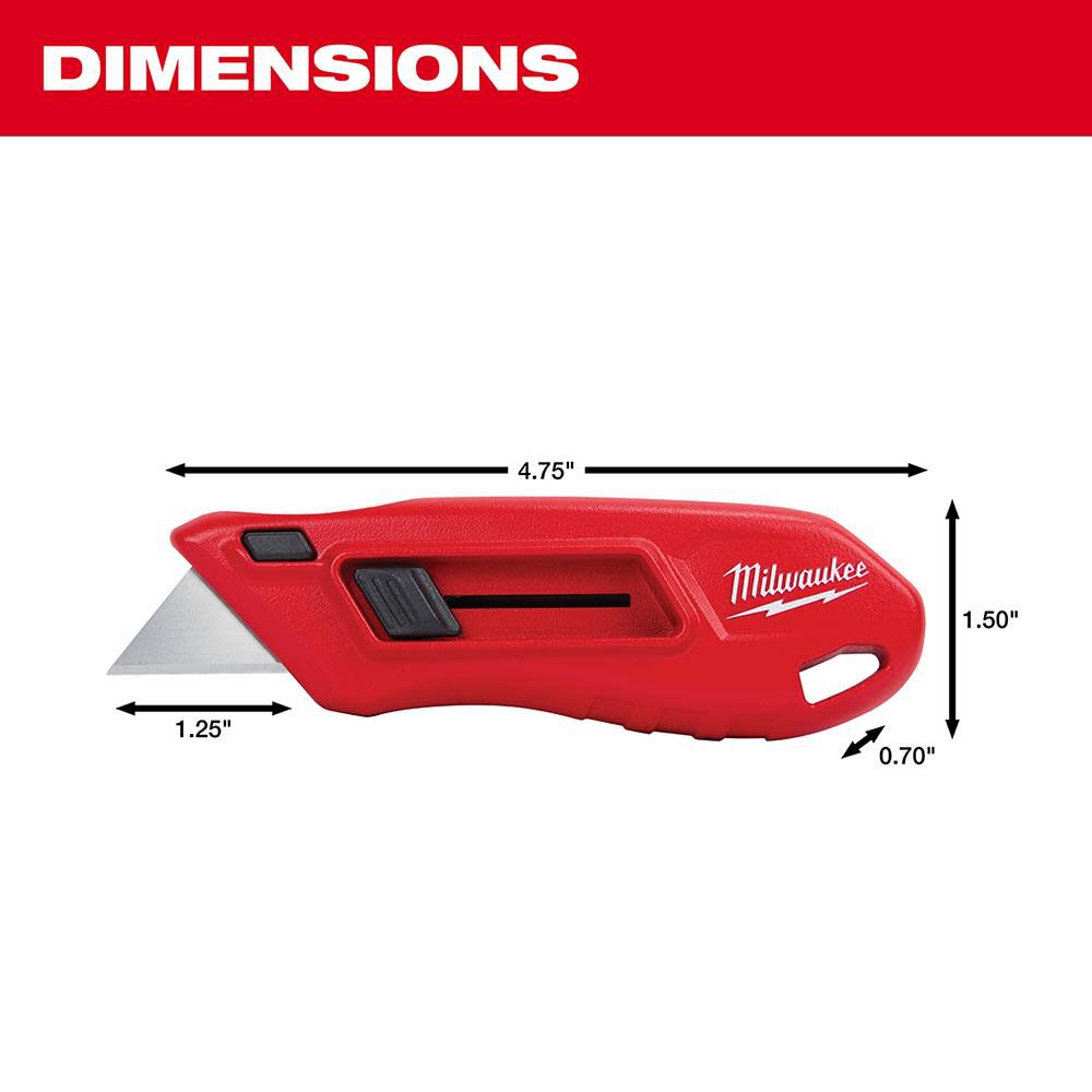 Milwaukee Compact Side Slide Utility Knife 48-22-1511 from Milwaukee