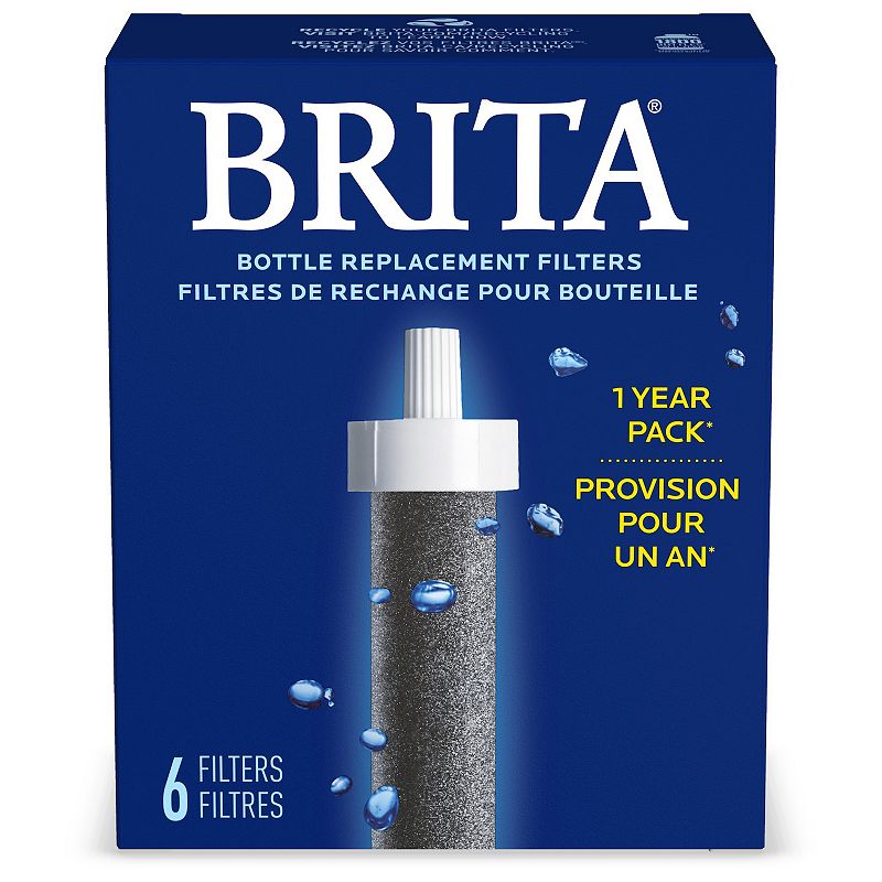 Brita Premium Water Bottle Replacement Filter 6-pk.