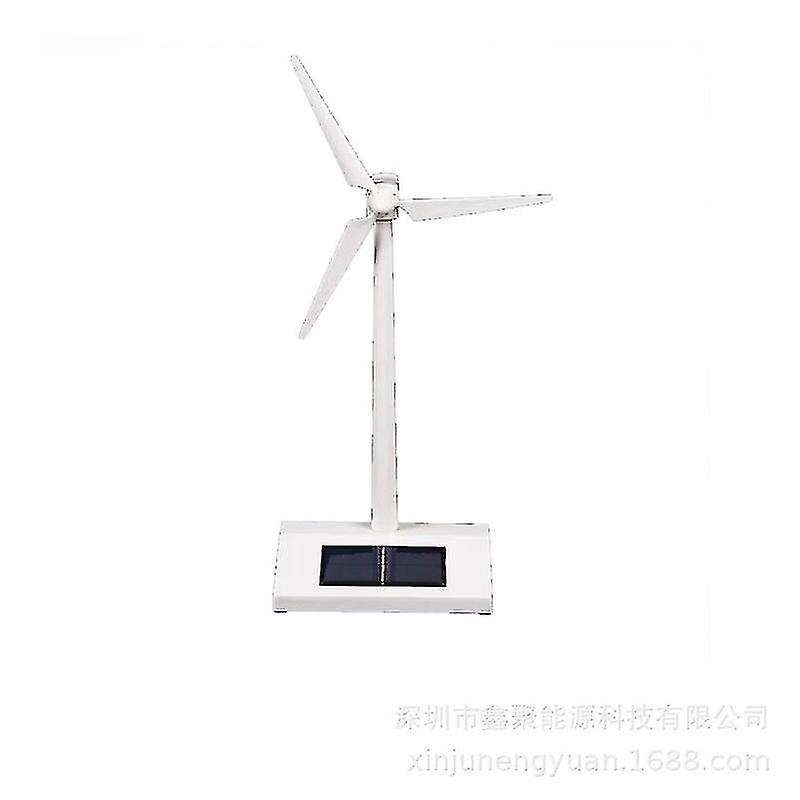 Solar Windmill Rotating Fan Model Puzzle Diy Assembled Environmental Toys