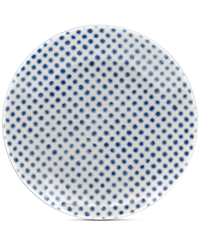 Noritake  Hammock Coupe Dots Appetizer Plate