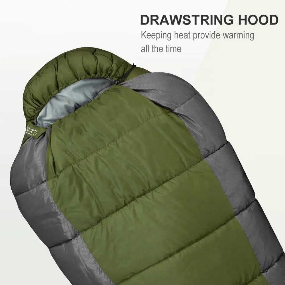 Professional 4 Season Camping Liner Terylene Extreme Winter Ultra Light Sleeping Bag Mummy