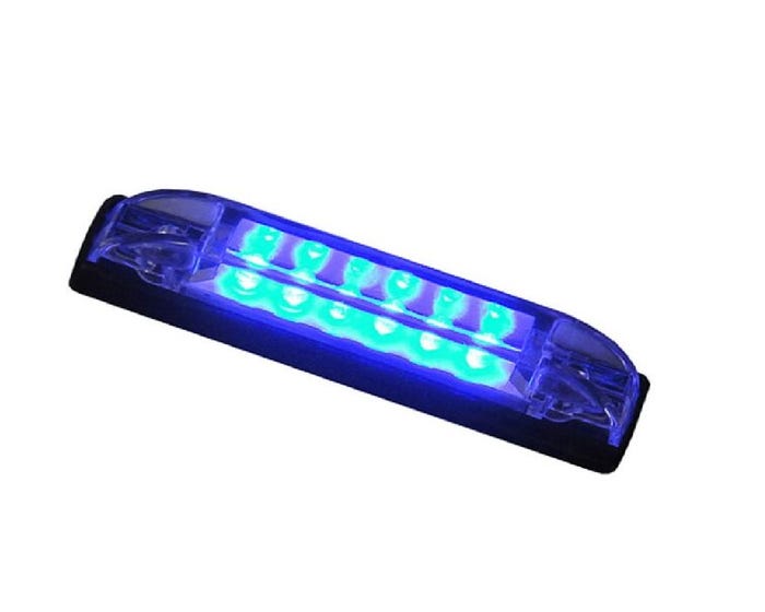 Shoreline Marine Led Utility Strip Light Blue