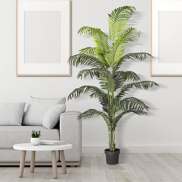 Artificial Palm Tree In Pot - Lcg Florals