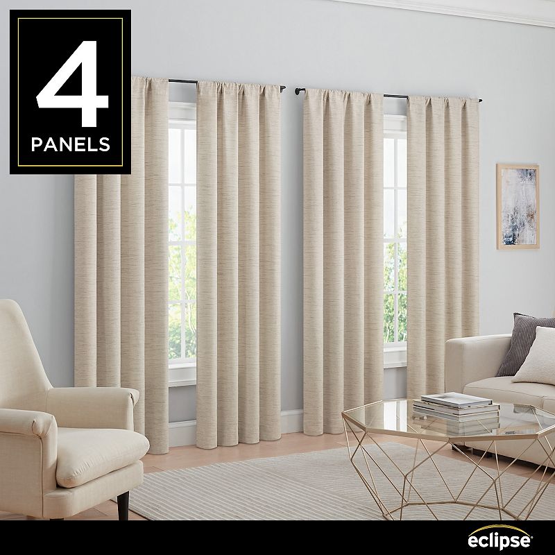 eclipse Prescott 4-Window Blackout Curtain Panels