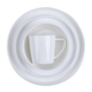 STONE LAIN Stone Lain Madeline 32-Piece Dinnerware Set Bone China Service For 8 White BLB0856-B020002