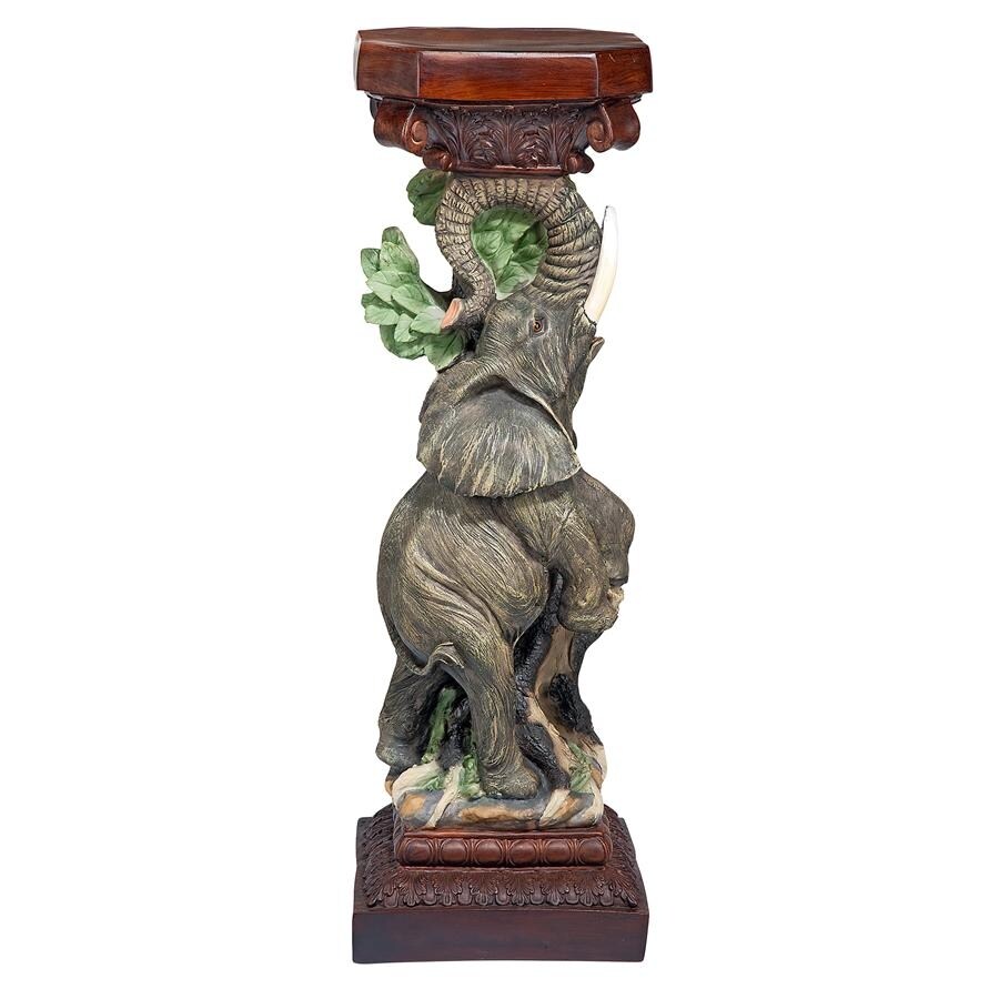 Design Toscano The Elephant's Triumph Sculptural Pedestal