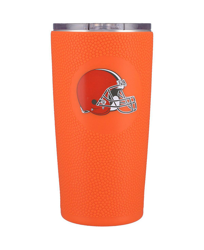 Memory Company Cleveland Browns 20 Oz Stainless Steel with Silicone Wrap Tumbler