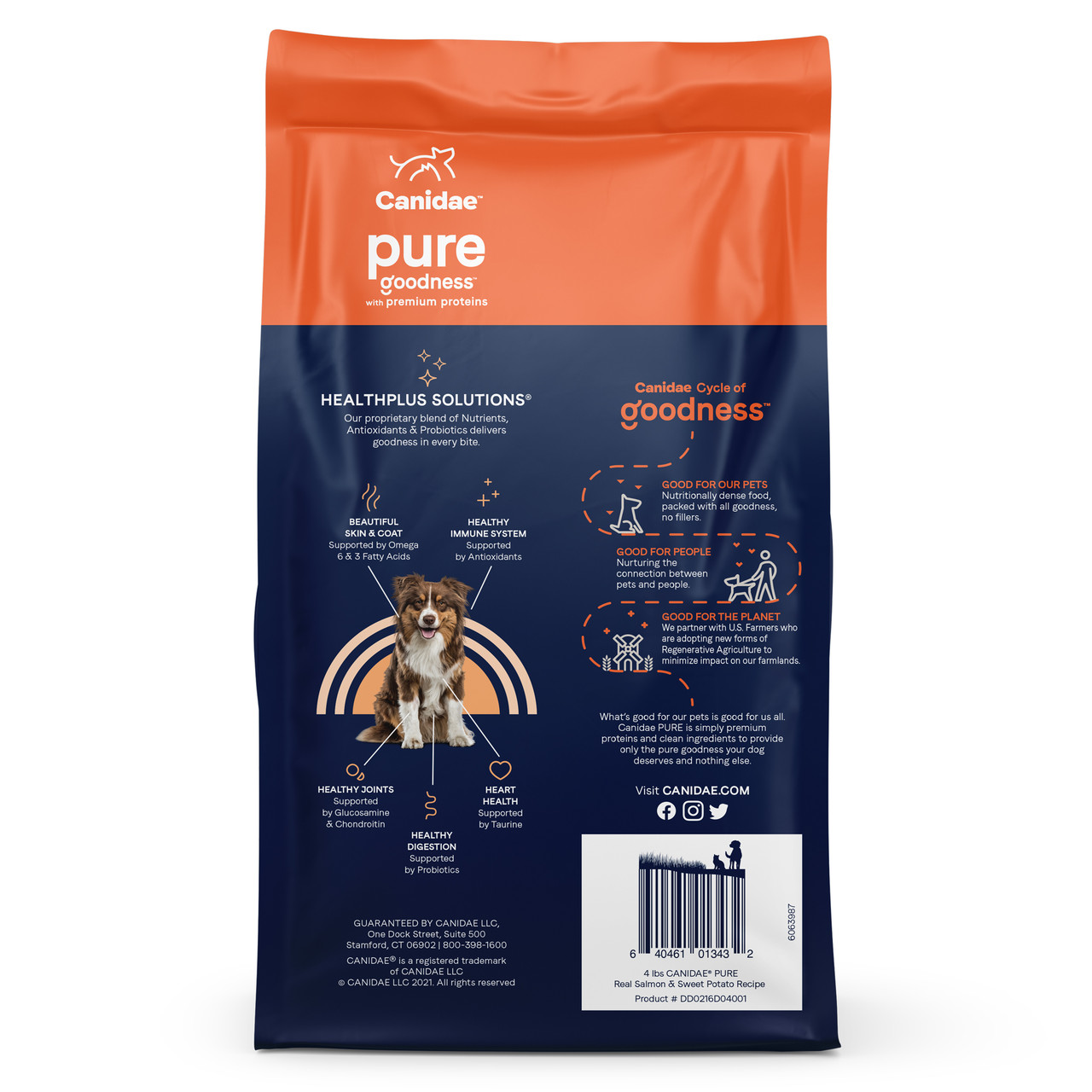 Canidae PURE Grain Free Salmon and Sweet Potato Adult Dry Dog Food