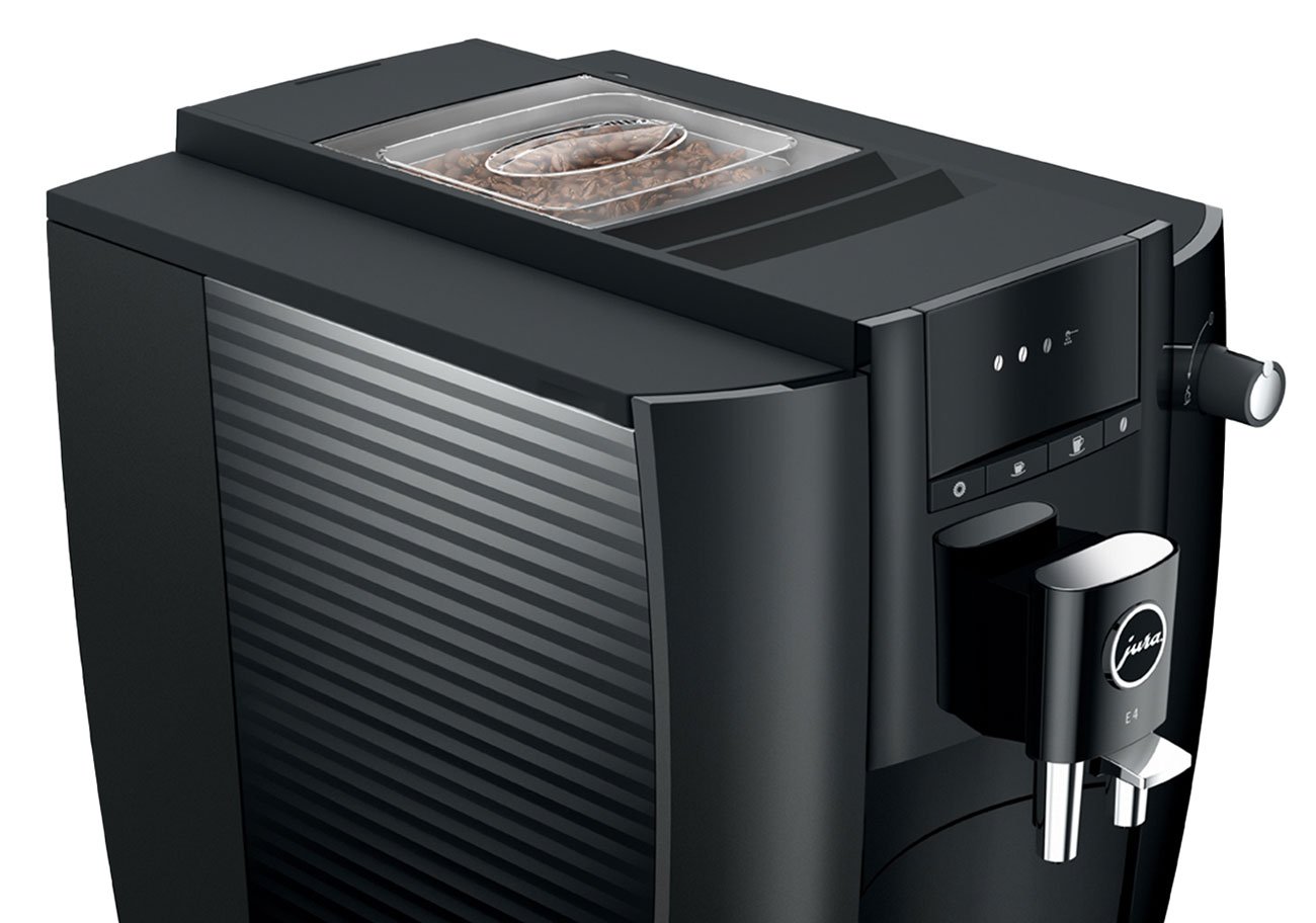 Jura E4 Piano Black Automatic Coffee and Espresso Machine