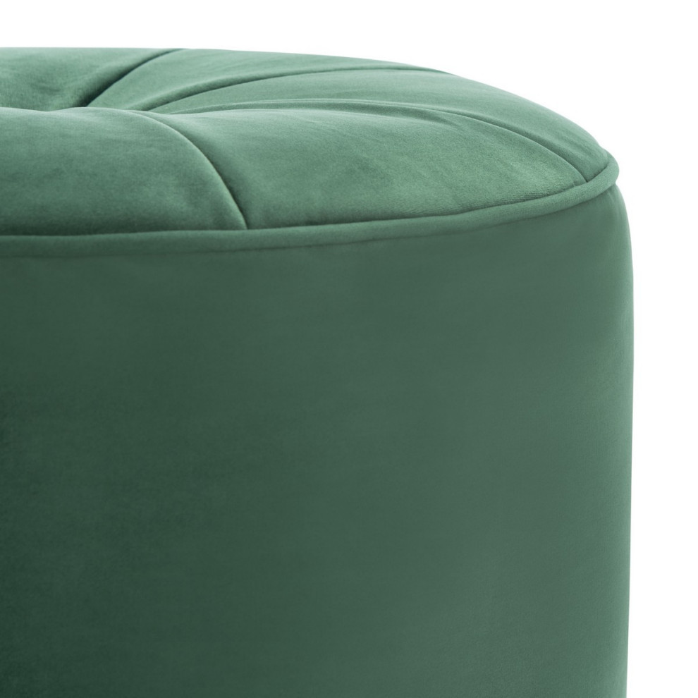 Kia Cylinder Ottoman Emerald   Modern   Footstools And Ottomans   by Virgil Stanis Design  Houzz