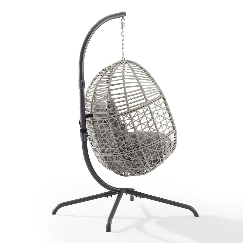 Crosley Lorelei Indoor / Outdoor Wicker Hanging Egg Patio Chair