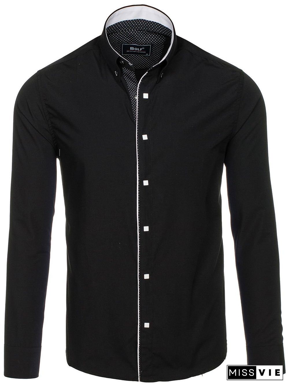 Autumn New Men's Long Sleeve Shirt Men's Formal Business Jacket