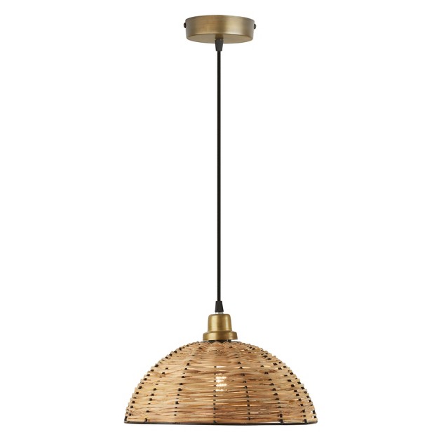 Georgina Natural Tan Rattan Pendant Ceiling Light River Of Goods