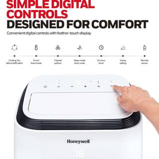 Honeywell 9900 BTU (6000 BTU DOE) Portable Air Conditioner HM0CESAWK6 with Dehumidifier HM0CESAWK6