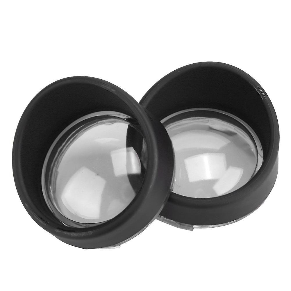 2pcs Abs Turn Signal Light Lens Lamp Cover Bezels Motorcycle Accessoryblack And White