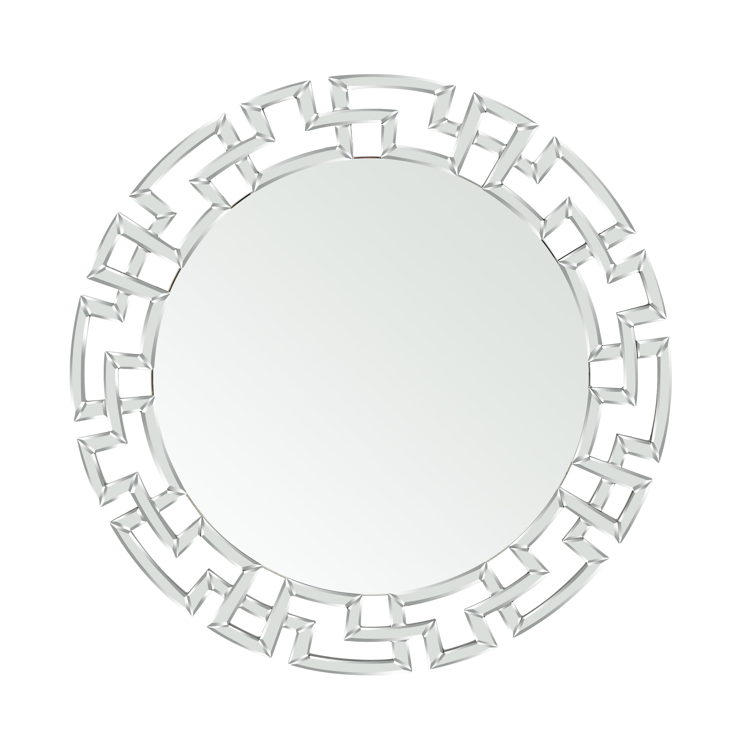 Elijah Glam Circular Wall Mirror