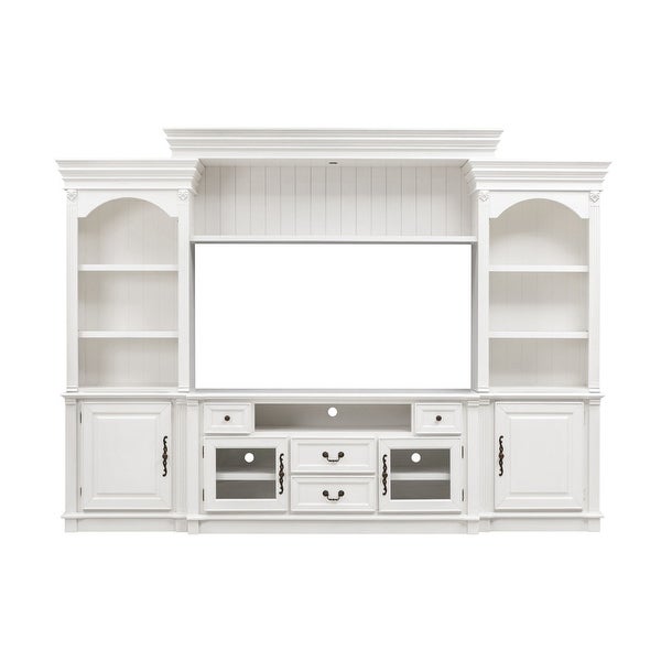 Copper Grove Cantaura White Entertainment Center