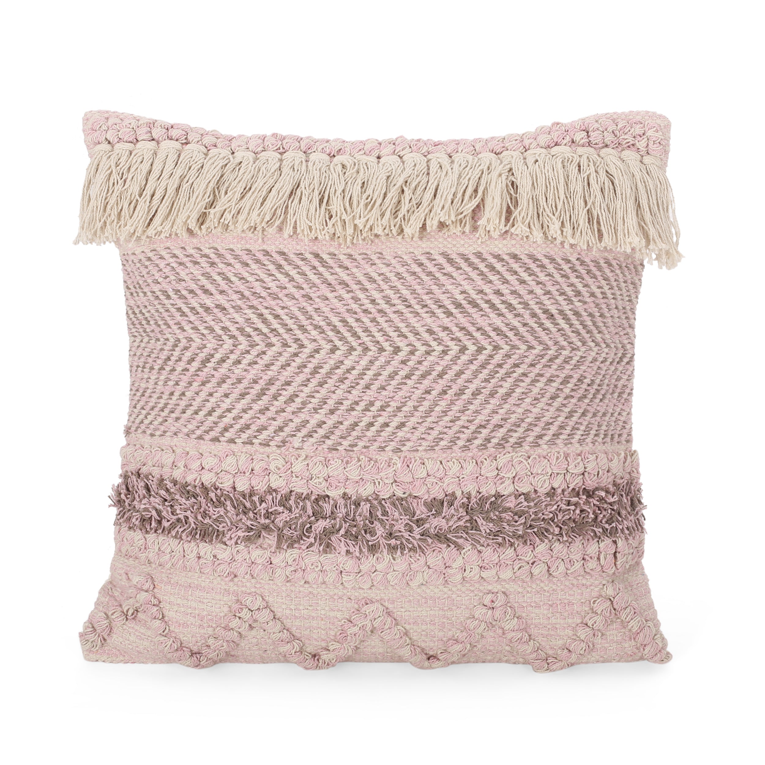 Sakina Hand-Loomed Boho Pillow Cover