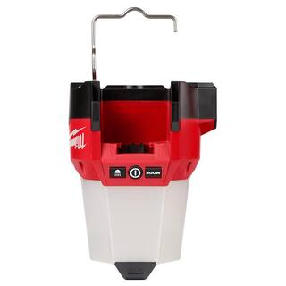 MW M18 18-Volt 2200 Lumens Cordless Radius LED Compact Site Light with Flood Mode (Tool-Only) 2144-20