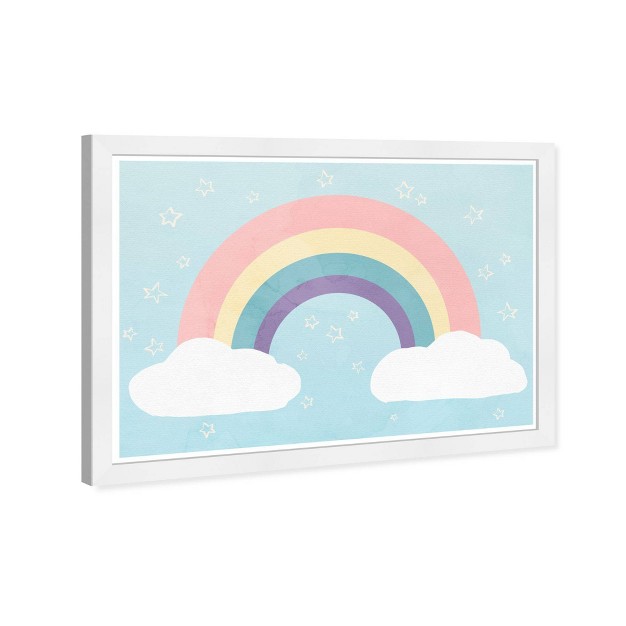 X 15 quot Soft Rainbow Nature And Landscape Framed Art Print Wynwood Studio