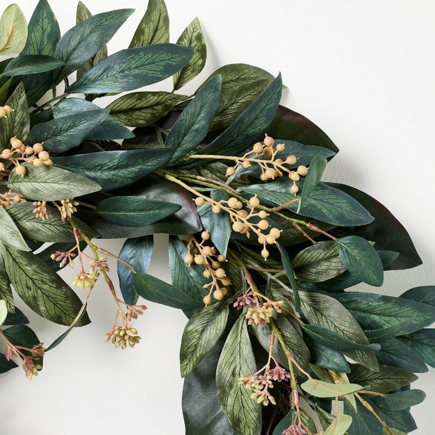 Mixed Eucalyptus Wreath Green Designed With Studio Mcgee