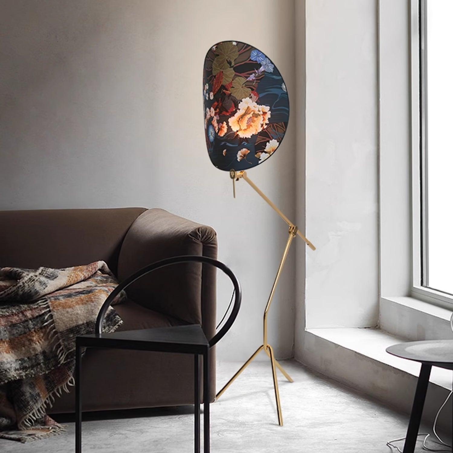 Floral Nocturne Floor Lamp