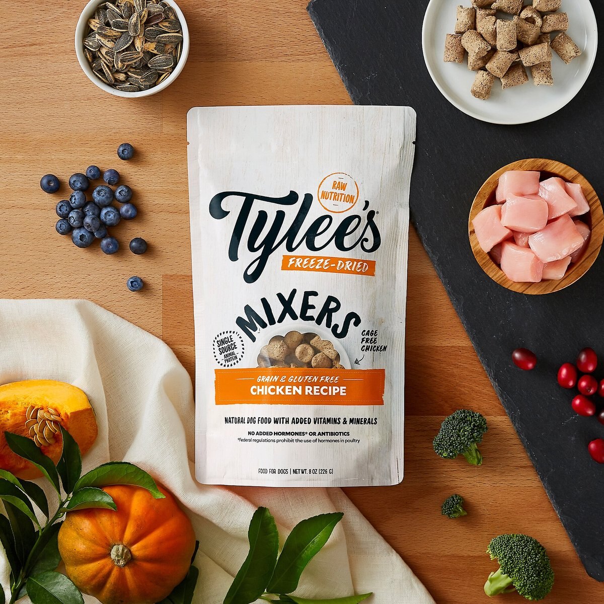 Tylee's Freeze-Dried Mixers for Dogs， Chicken Recipe