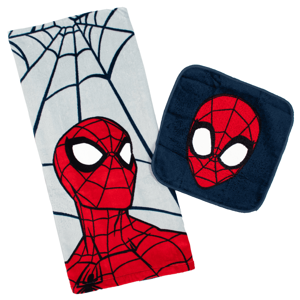 Spider-Man Kids Cotton 2 Piece Towel and Washcloth Set