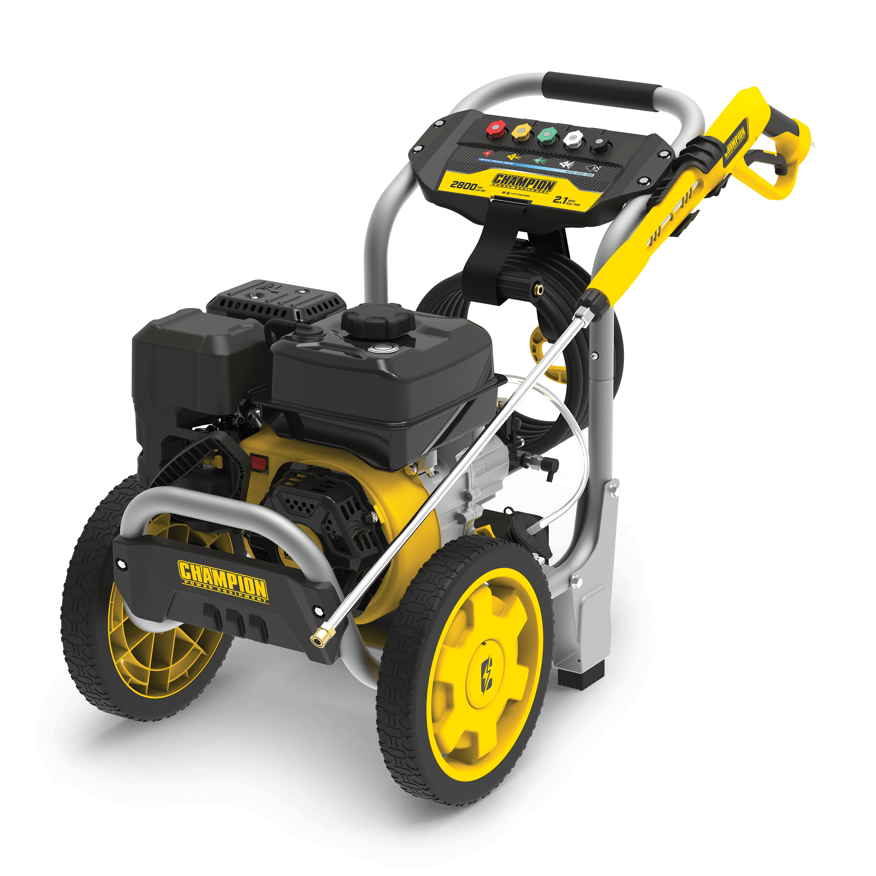 Champion Power Equipment 2800 PSI 2.1 GPM Low Profile Gas Powered Pressure Washer