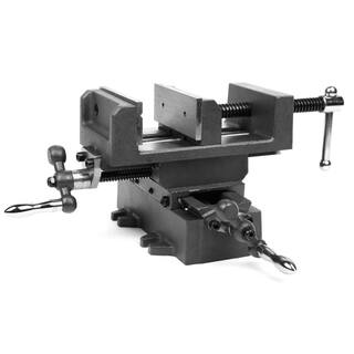 WEN 4.25 in. Compound Cross Slide Industrial Strength Benchtop and Drill Press Vise CV414