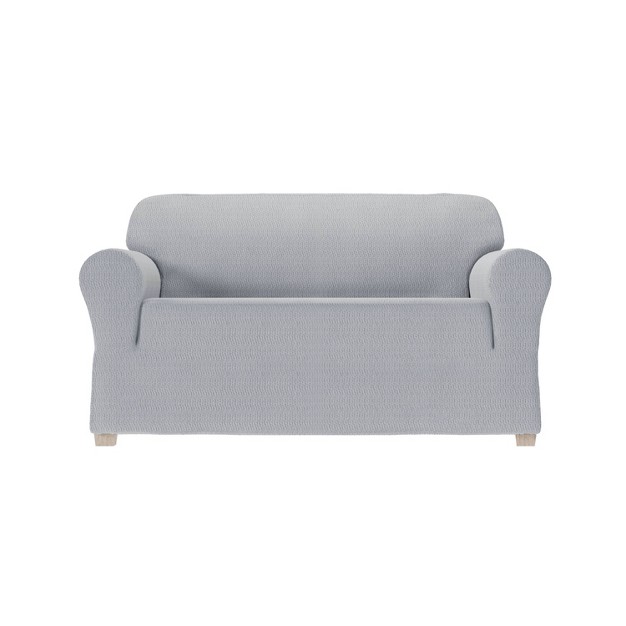 Steps Stretch Loveseat Slipcover Zenna Home