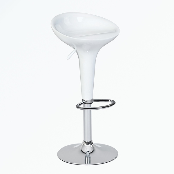 Set of 2 Swivel Adjustable Height Bar Stools