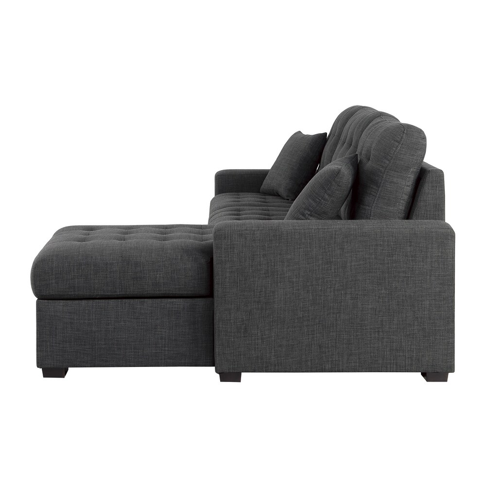 Miles 2 Piece Sectional Sofa Sleeper with Right Chaise