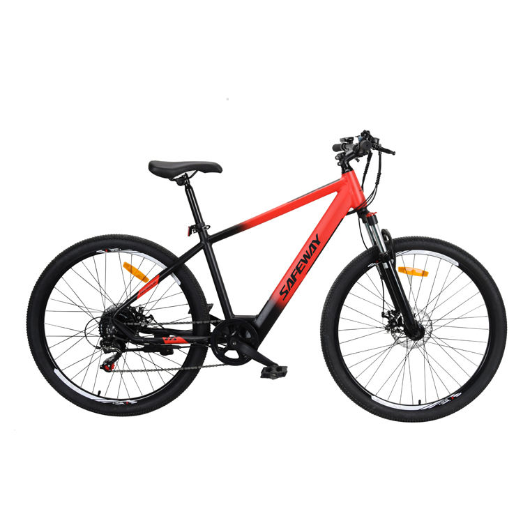 2021Hidden lithium battery ebike carbon bike/suspension fork electric mountain bike Adult E Bicycle 27.5''Electric Mountain bike