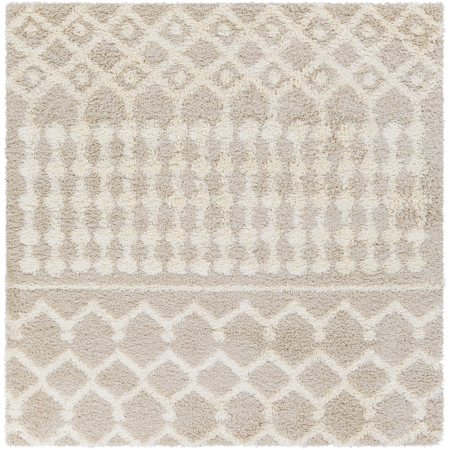 Urban Shag Rug in Cream, Beige