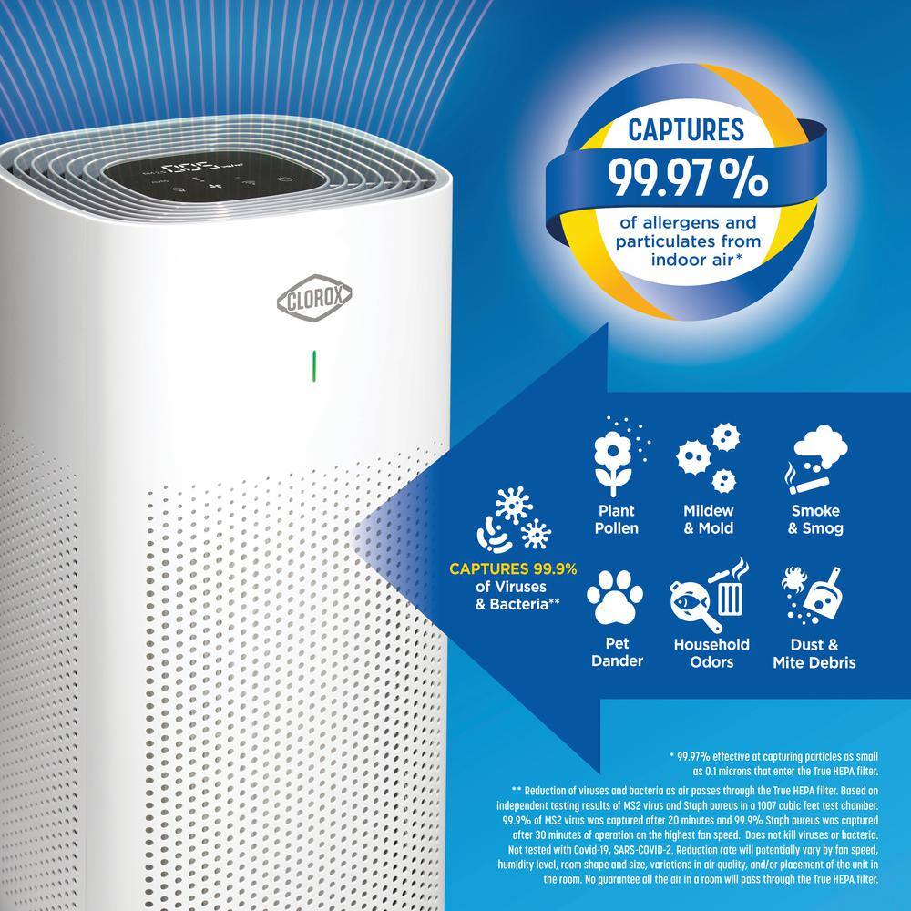 Clorox Smart 320 Large Room Air Purifier 11011