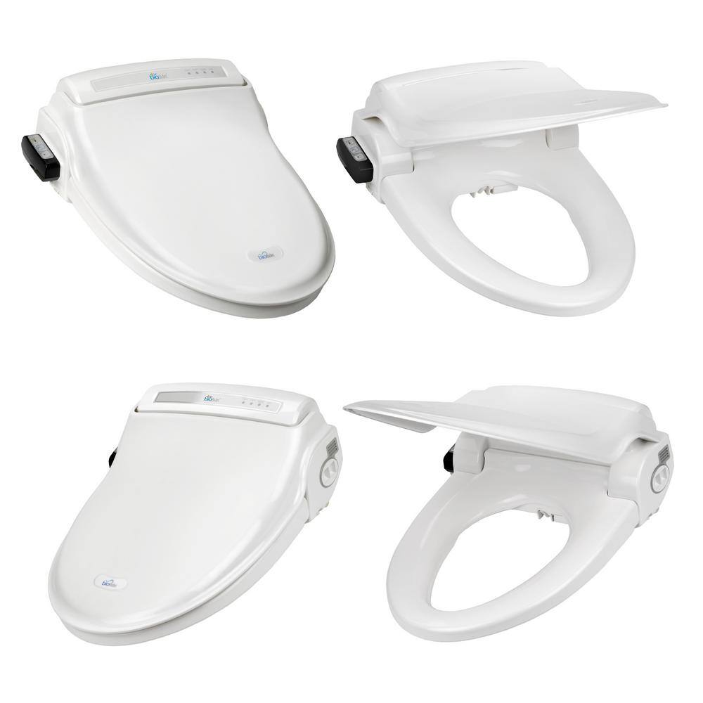 BIO BIDET BB-1000 Supreme Electric Bidet Seat for Elongated Toilets in White BB-1000E79276