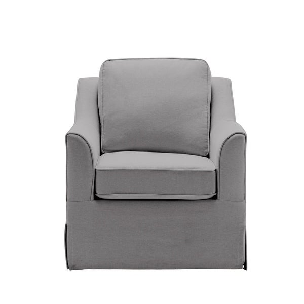 WOVENBYRD Barrel Swivel Chair