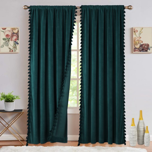 Trinity Blackout Soft Luxury Velvet Living Room Curtains