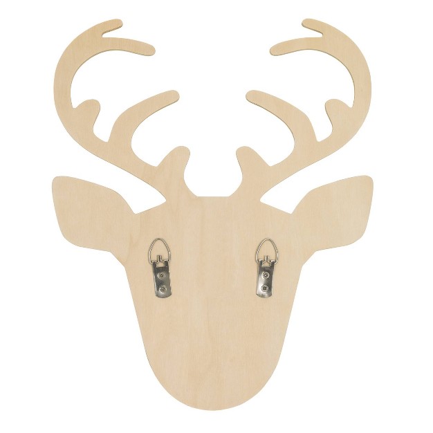 Little Love By Nojo Natural Wood Wall Decor Deer 3d