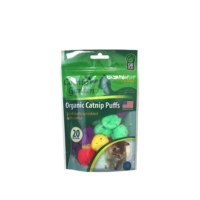 Multipet MI20560 Garden Catnip Puffs Bag