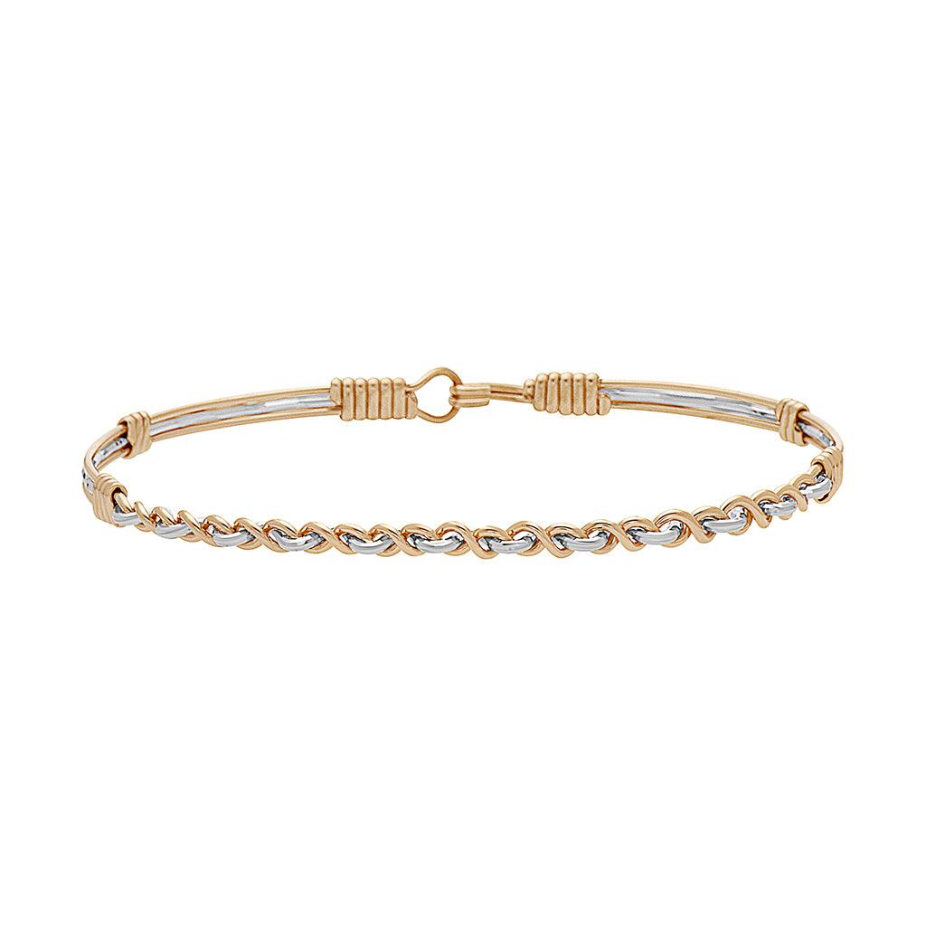 Ronaldo Jewelry  Empowered Bracelet - Made with 14K Gold and Argentium Silver