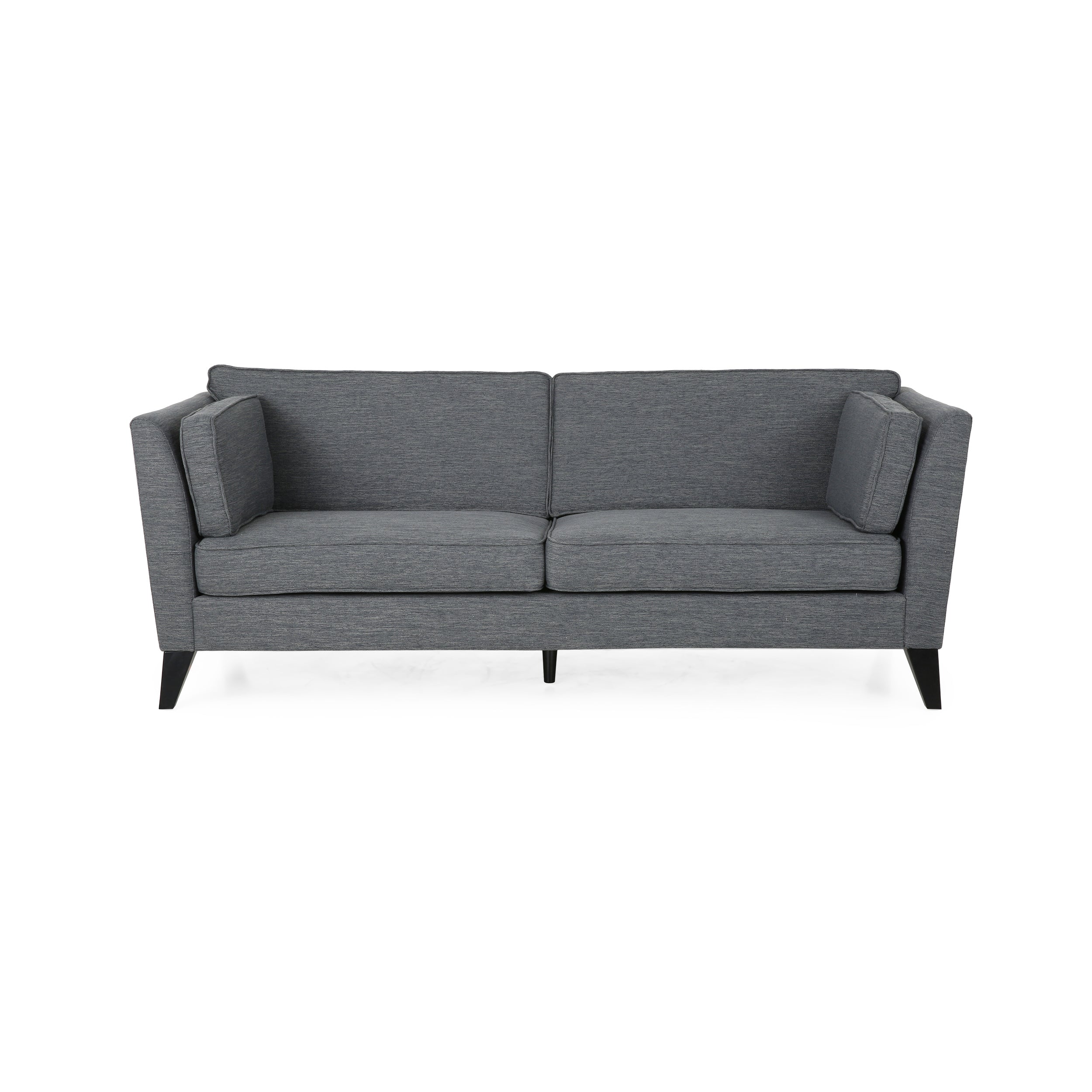 Sabirin Contemporary 3 Seater Fabric Sofa