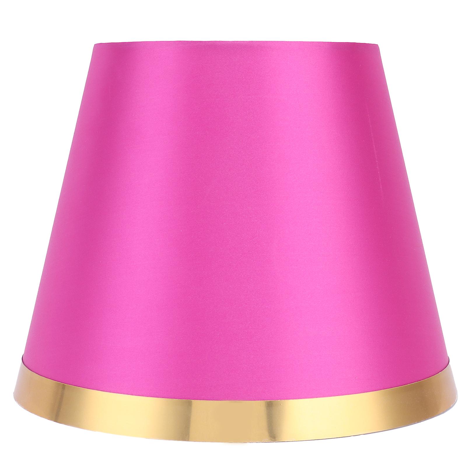 Fabric Lamp Shade European Style Modern Lampshade for E27 Table Lamp Floor Light SuppliesPX131 Rose Red