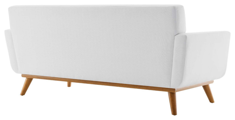 Engage Upholstered Fabric Loveseat   Midcentury   Loveseats   by Modway  Houzz